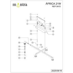 9410 Люстра подвесная AFRICA