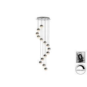 Подвесной светильник Sphere LED 14L Ø51 DIM BLUETOOTH хром