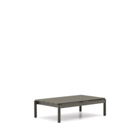 Журнальный столик Sorells из зеленого алюминия 57 x 91 см