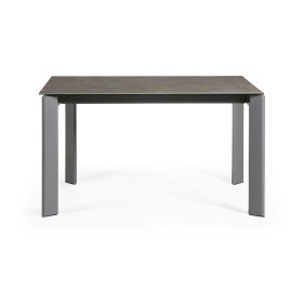 Стол Atta 140 (200) x90 графит керамика