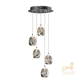 Подвесной светильник Rocio LED 5L Ø30 хром