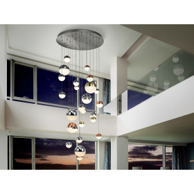 Подвесной светильник Sphere LED 27L Ø80 DIM BLUETOOTH ССТ цветной 500 см
