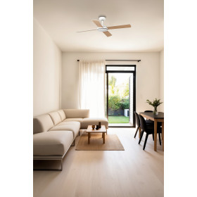 Потолочный вентилятор MALLORCA DC Ш1320MM белый 4P белый клен TUYA