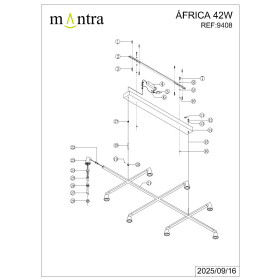 9408 Люстра подвесная AFRICA