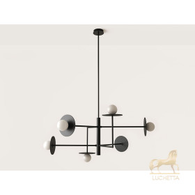 Подвесной светильник Miro 6L / металлические диски 1289/20