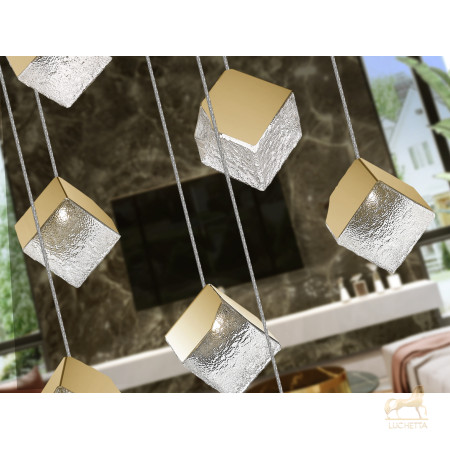 Люстра Priscila 12L золотая Люстра Priscila 12L золотая