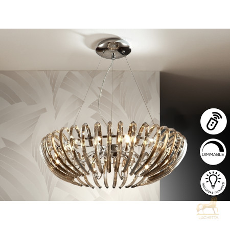 Люстра Ariadna 12L шампань DIMABLE Люстра Ariadna 12L шампань DIMABLE