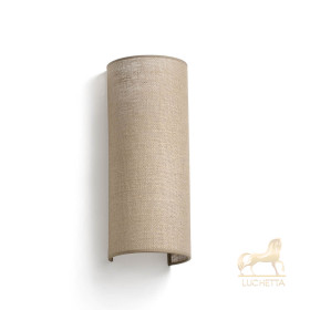Настенный светильник Otton R Round Jute вертикальный 2xE27