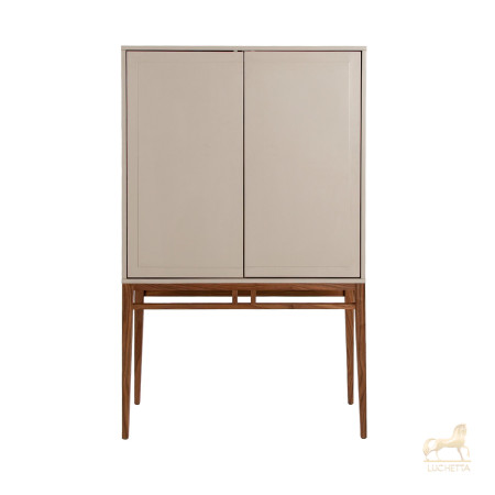 Буфет Angel Cerda CP1709 /3073 жемчужно-серый с ножками из ореха Буфет Angel Cerda CP1709 /3073 жемчужно-серый с ножками из ореха