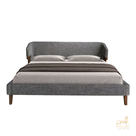 Кровать 7173/GC2323 из серой ткани 180 x 200 cm Кровать 7173/GC2323 из серой ткани 180 x 200 cm