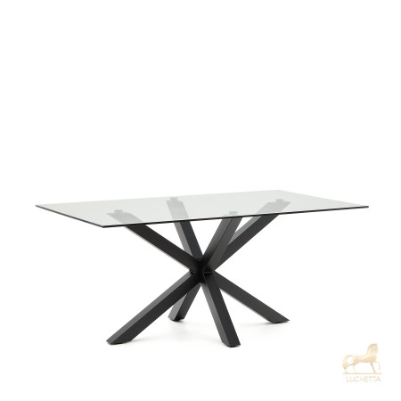 Стол Arya 160x90 стекло черный Стол Arya 160x90 стекло черный