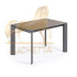 Стол Atta 120 (180) x80 антрацит керамика Vulcano Ash Стол Atta 120 (180) x80 антрацит керамика Vulcano Ash