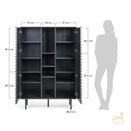 Буфет Mahon 105x155 ореховый шпон Буфет Mahon 105x155 ореховый шпон