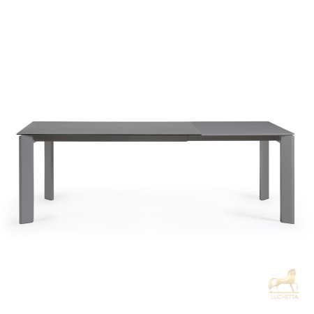 Стол Atta 160 (220) x90 графит керамический Стол Atta 160 (220) x90 графит керамический