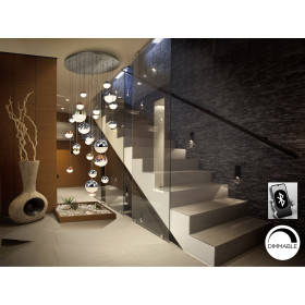 Подвесной светильник Sphere LED 27L Ø80 DIM BLUETOOTH CCT цветной