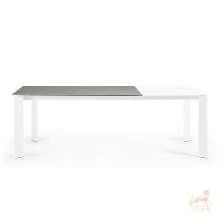 Стол Atta 160 (220) x90 белый керамика Стол Atta 160 (220) x90 белый керамика