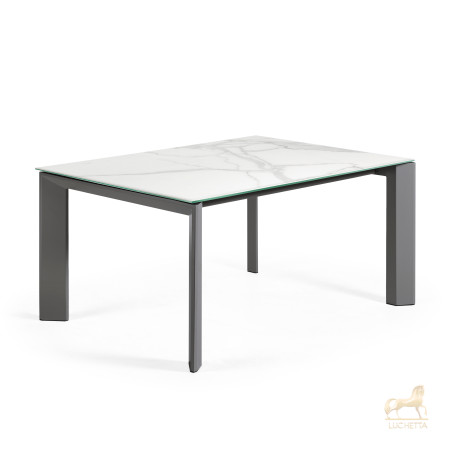 Стол Atta 160 (220) x90 антрацит, керамика Стол Atta 160 (220) x90 антрацит, керамика