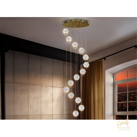 Люстра Austral LED 14L Ø50 золото Люстра Austral LED 14L Ø50 золото