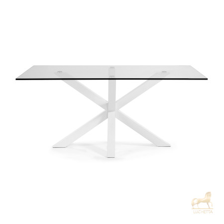 Стол Arya 160x90 стекло белый Стол Arya 160x90 стекло белый