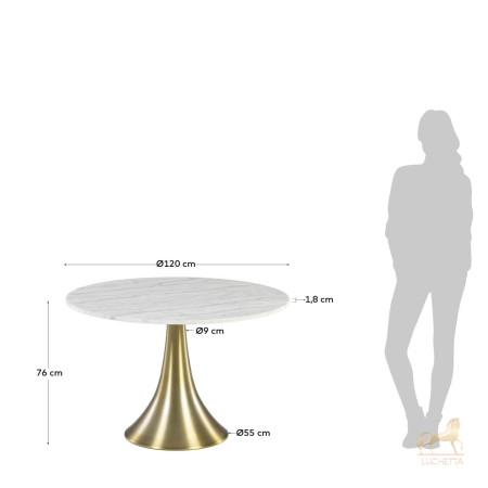 Oria круглый обеденный стол Ø 120 cm Oria круглый обеденный стол Ø 120 cm