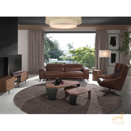 Диван 3-х местный 5319-3P-M1595 /6117 с реклайнером коричневый Диван 3-х местный 5319-3P-M1595 /6117 с реклайнером коричневый