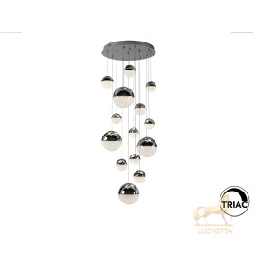 Люстра Sphere 14L хромированная D60 DIMABLE