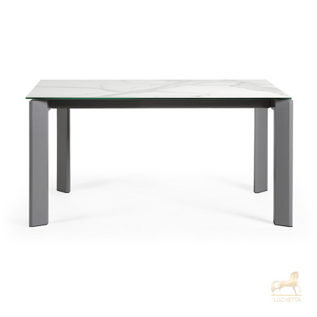 Стол Atta 160 (220) x90 антрацит, керамика Стол Atta 160 (220) x90 антрацит, керамика