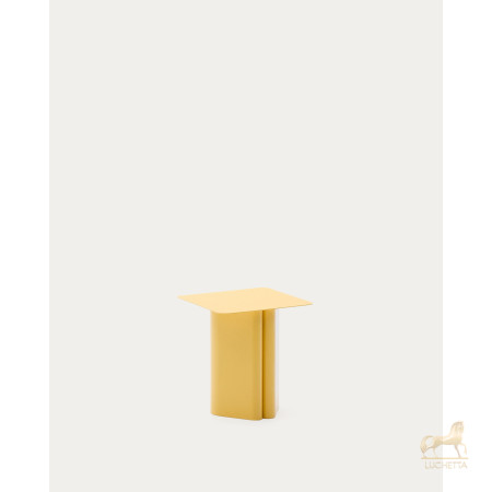 Столик Arvin из железа желтого цвета 42 x 42 см Столик Arvin из железа желтого цвета 42 x 42 см