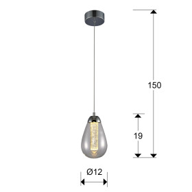 Подвесной светильник Taccia 1L LED Ø12