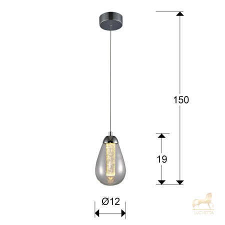 Подвесной светильник Taccia 1L LED Ø12 Подвесной светильник Taccia 1L LED Ø12