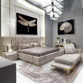 Кровать Beloved Art Light coloured