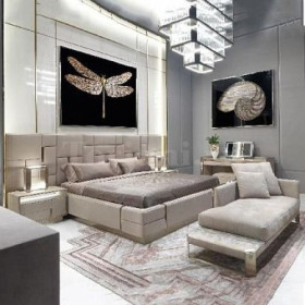 Кровать Beloved Art Light coloured