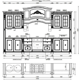 Итальянская кухня Tivoli фабрики BORDIGNON CAMILLO