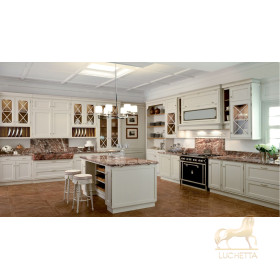 Итальянский комплект мебели для кухни Park Avenue (Bianco Antico) фабрики CA'd'ORO