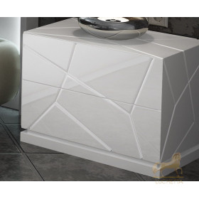 Прикроватная тумба KIU1250 white испанской фабрики FRANCO FURNITURE