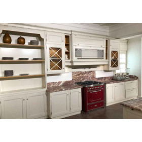 Итальянский комплект мебели для кухни Park Avenue (Bianco Antico) фабрики CA'd'ORO