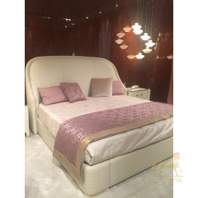 Кровать в коже Bruno Zampa Apollo