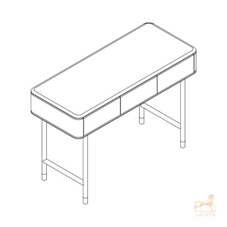 Туалетный столик ALTEA, MOD INTERIORS Туалетный столик ALTEA, MOD INTERIORS