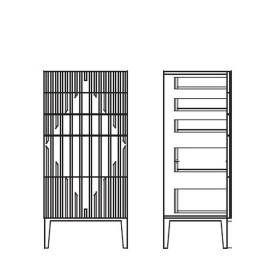 Комод высокий MENORCA, MOD INTERIORS
