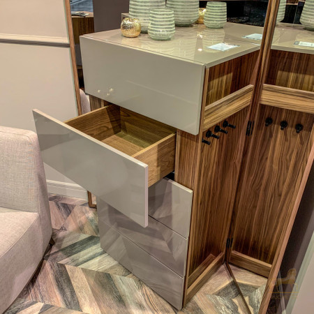 Комод высокий с зеркалом AVILA, MOD INTERIORS Комод высокий с зеркалом AVILA, MOD INTERIORS