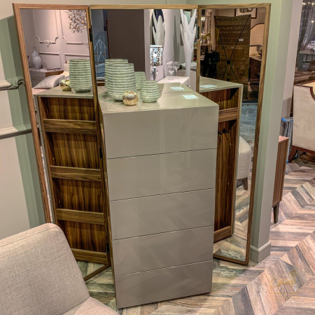 Комод высокий с зеркалом AVILA, MOD INTERIORS Комод высокий с зеркалом AVILA, MOD INTERIORS