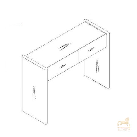 Туалетный столик PETRA, MOD INTERIORS Туалетный столик PETRA, MOD INTERIORS