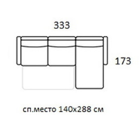 Диван-кровать Трезор (Tresor) SELECTION, FRATELLI BARRI