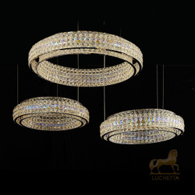 Подвесной светильник Notte Giorno - DIAMOND Металл Хром Кристалл Прозрачный