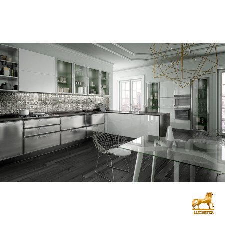 Кухня GIEFFE CUCINE STEEL 1 Кухня GIEFFE CUCINE STEEL 1
