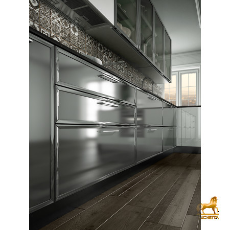 Кухня GIEFFE CUCINE STEEL 1 Кухня GIEFFE CUCINE STEEL 1