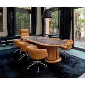 Переговорный стол MASCHERONI ELLISSE CONFERENCE TABLE