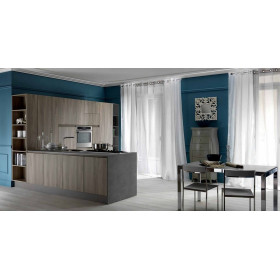 Кухня Line Wood 04