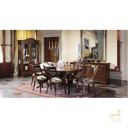 Стол овальный с двойной ногой Puccini 42317/PL90 Стол овальный с двойной ногой Puccini 42317/PL90