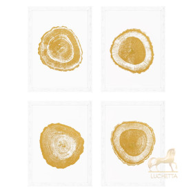 Постер Gold Foil: Tree Rings (4 шт.) 110875